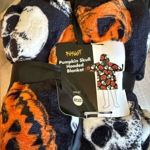 Spirit Halloween Skull Blanket